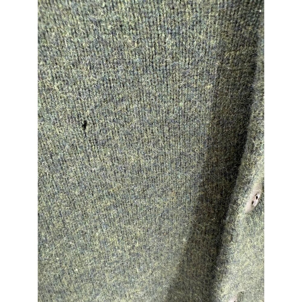 J.Crew Womens 100% Lambs Wool Button Front Grandpa Carigan Sweater Size Medium - Picture 4 of 7